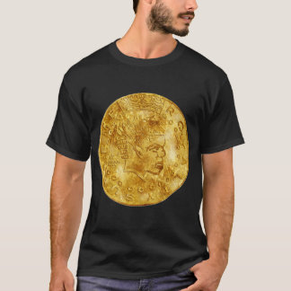 Ursprüngliche Machthaber-Münze (Goldschwarzes) T-Shirt