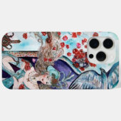 URSPRÜNGLICHE MALEREI / DRUCK, ROTE ROSEN UND HAWK Case-Mate iPhone HÜLLE (Rückseite (Horizontal))