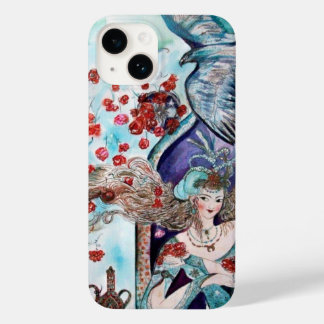 URSPRÜNGLICHE MALEREI / DRUCK, ROTE ROSEN UND HAWK Case-Mate iPhone HÜLLE