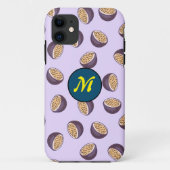 Ursprüngliche mit Monogramm niedliche Passionsfruc Case-Mate iPhone Hülle (Rückseite)