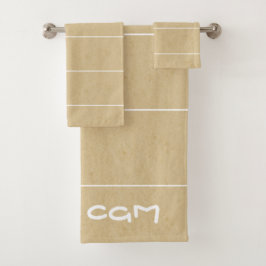 Ursprüngliche moderne Stil rustikalen Holzboden Br Badhandtuch Set