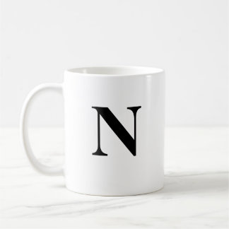 Ursprüngliche N & Personalisiert Name Kaffee Tasse