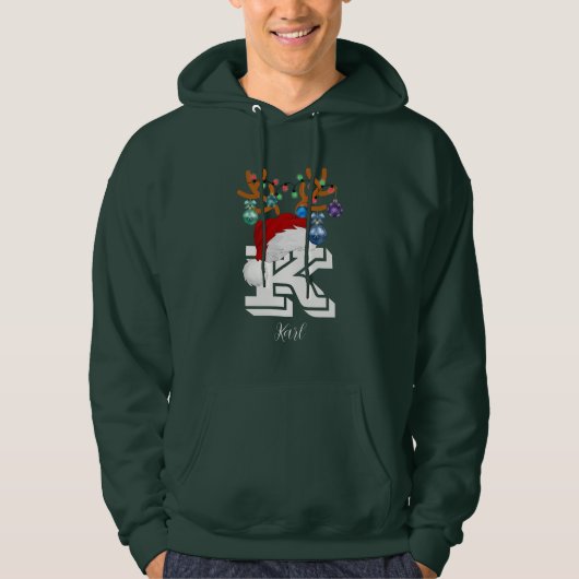 Ursprüngliche Name Matching Weihnachtsfamilie Hoodie (Vorderseite)