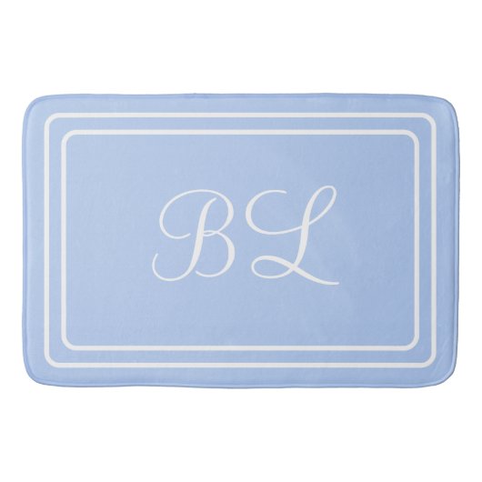 Ursprüngliche oder namensblaue runde Ecken bathmat Badematte (Vorderseite)