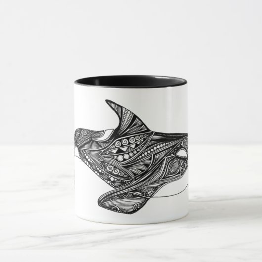 Ursprüngliche Orca-Entwurfs-Tasse Tasse (Zentrum)
