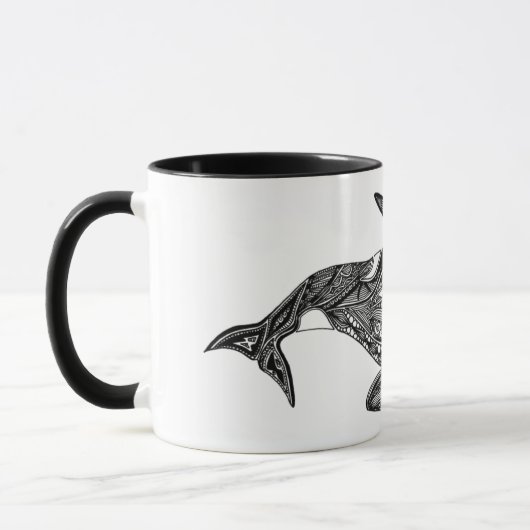 Ursprüngliche Orca-Entwurfs-Tasse Tasse (Links)