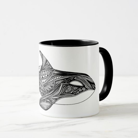 Ursprüngliche Orca-Entwurfs-Tasse Tasse (VorderseiteRechts)