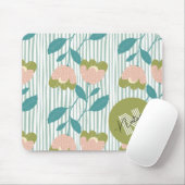 Ursprüngliche Pastel Aquarell Oliven und blaue Blu Mousepad (Mit Mouse)