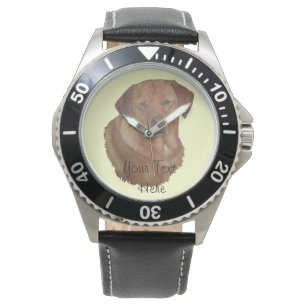 ursprüngliche Realistkunst des goldenen Armbanduhr