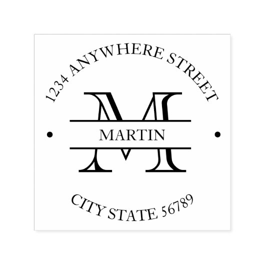 Ursprüngliche Rücksendeadresse für die klassische Permastempel (Design)