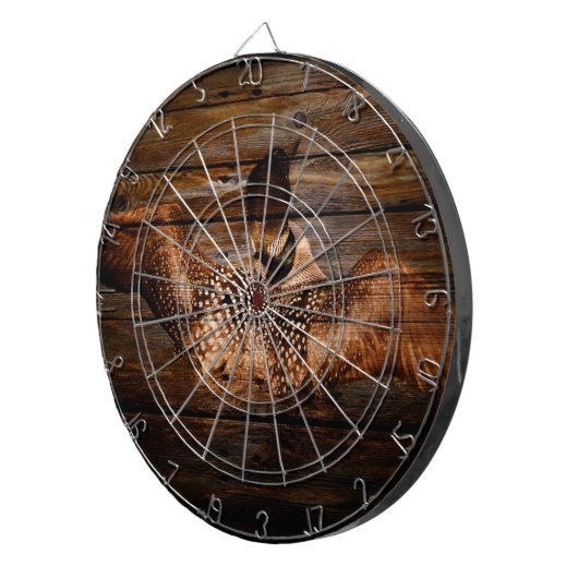 Ursprüngliche Scheunen-hölzerner Dartscheibe (Vorderseite rechts)