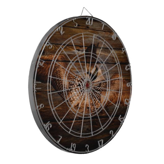 Ursprüngliche Scheunen-hölzerner Dartscheibe (Vorderseite Links)