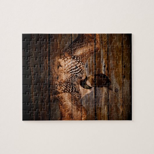 Ursprüngliche Scheunen-hölzerner Puzzle (Horizontal)