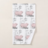 Ursprüngliche Schwein-Bambusse wählen Badhandtuch Set (Handtuch)