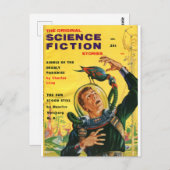 ursprüngliche Science Fiction Postkarte (Vorne/Hinten)