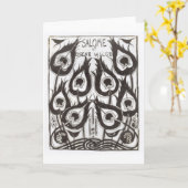 Ursprüngliche Skizze für die Abdeckung von Karte (Gelbe Blume)