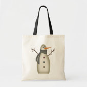 Ursprüngliche Snowman Tote Bag Tragetasche (Vorne)