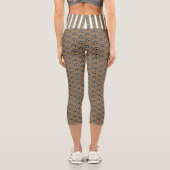 Ursprüngliche Spin-Art Capri Leggings (Rückseite)