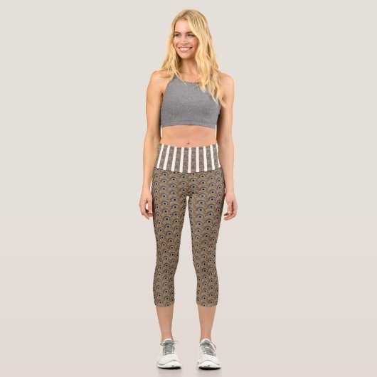 Ursprüngliche Spin-Art Capri Leggings (Vorderseite)