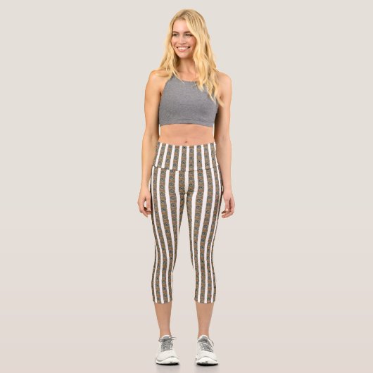 Ursprüngliche Spin-Art Capri Leggings (Vorderseite)