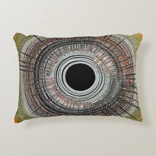 Ursprüngliche Spin-Art Dekokissen (Vorderseite)