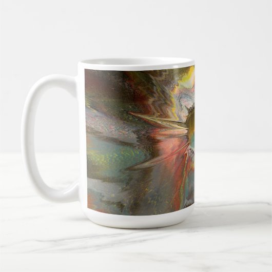 Ursprüngliche Spin-Art Kaffeetasse (Links)