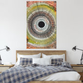 Ursprüngliche Spin-Art Leinwanddruck (Insitu (Schlafzimmer))