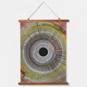 Ursprüngliche Spin-Art Wandteppich Mit Holzrahmen (Vorderseite 2)