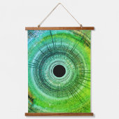 Ursprüngliche Spin-Art Wandteppich Mit Holzrahmen (Vorderseite 3)