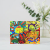 Ursprüngliche Sun Postkarte (Stehend Vorderseite)