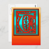 Ursprüngliche T Southwestern Sunset Colors Card Postkarte (Vorne/Hinten)