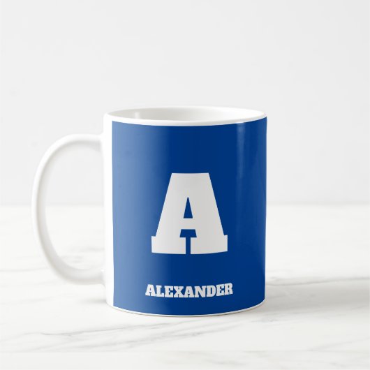 Ursprüngliche Tasse für seinen blauen Big Letter (Links)