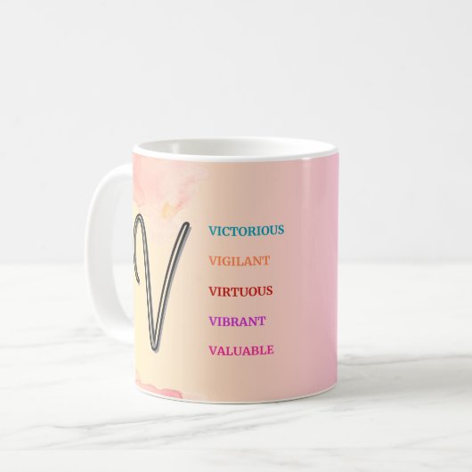 Ursprüngliche Tasse "V" (11oz) (Vorderseite Links)