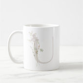 Ursprüngliche U mit weich Blume Kaffee Tasse (Links)