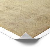 URSPRÜNGLICHE Unabhängigkeitserklärung der Vereint Poster (Ecke)