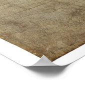 Ursprüngliche Unabhängigkeitserklärung Poster (Ecke)