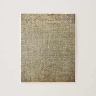 Ursprüngliche Unabhängigkeitserklärung Puzzle