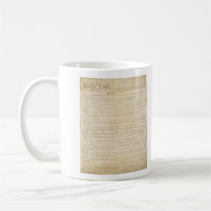 URSPRÜNGLICHE Verfassungs- der Vereinigten Kaffeetasse