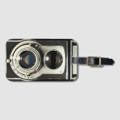 Ursprüngliche Vintage Kamera Gepäckanhänger (Vorderseite (Horizontal))