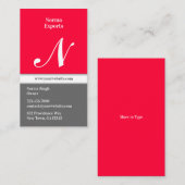 Ursprüngliche Visitenkarte (Vorne/Hinten)