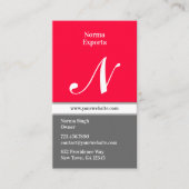 Ursprüngliche Visitenkarte (Vorderseite)