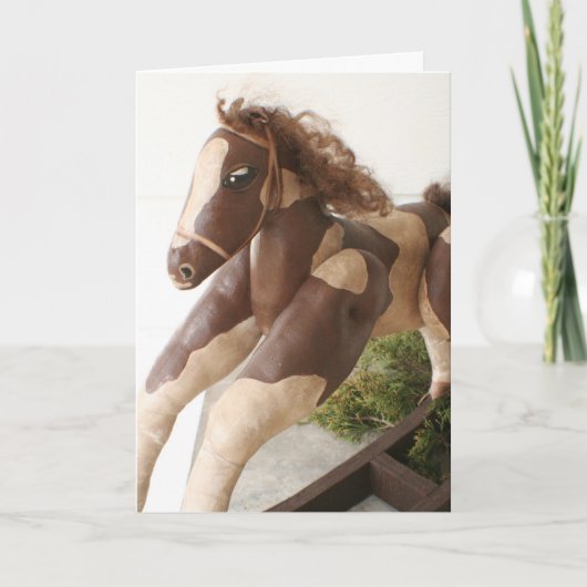 Ursprüngliche Volkskunst-Weihnachtskarte - Feiertagskarte (Vorderseite)