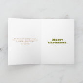 Ursprüngliche Volkskunst-Weihnachtskarte - Feiertagskarte (Innenseite)