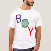 URSPRÜNGLICHE VORLAGENTEXTDESIGN "BOY" T-Shirt (Vorderseite)
