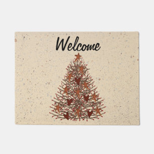 Ursprüngliche Weihnachtsbaum-Tür-Matte Fußmatte