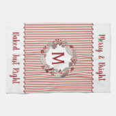 Ursprüngliche Weihnachtsfeier Geschirrtuch (Horizontal)