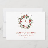 Ursprüngliche Weihnachtskarte des Fotos Einladung (Vorderseite)