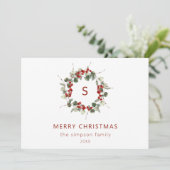 Ursprüngliche Weihnachtskarte des Fotos Einladung (Stehend Vorderseite)