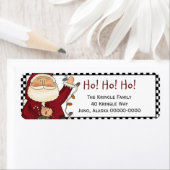 Ursprüngliche Weihnachtsrücksendeadresse Etikett - (Insitu)