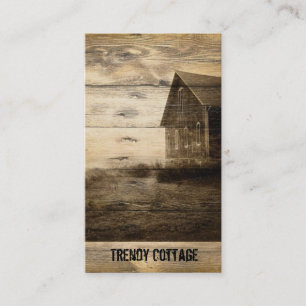 ursprüngliche Westernlandbauernhaus-Landkabine Visitenkarte